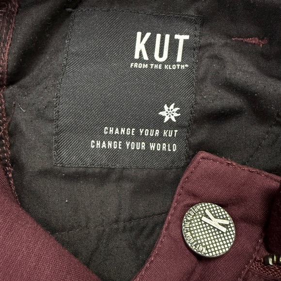 KUT women’s Burgundy Jeans - Picture 5 of 6